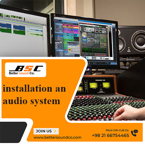 installation an audio system